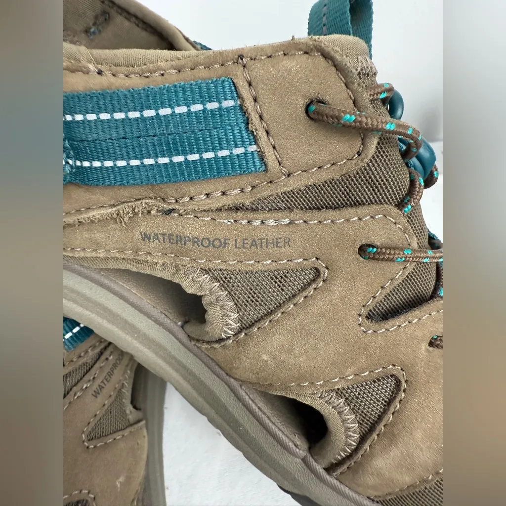 Teva Brown and Teal Sandals - Image 5