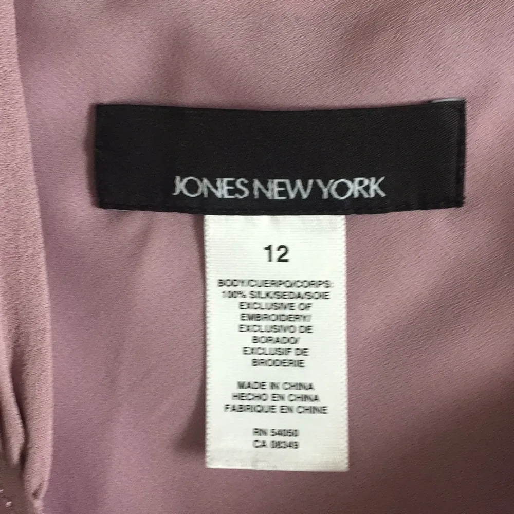 Purple embroidered tank top blouse - Image 3