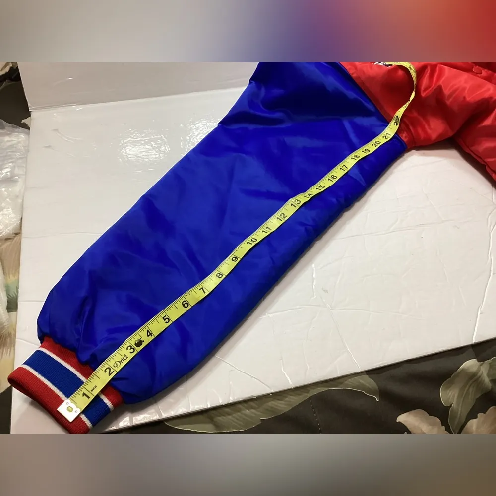 Hardwood classics Philadelphia vintage bomber jacket medium - Image 13