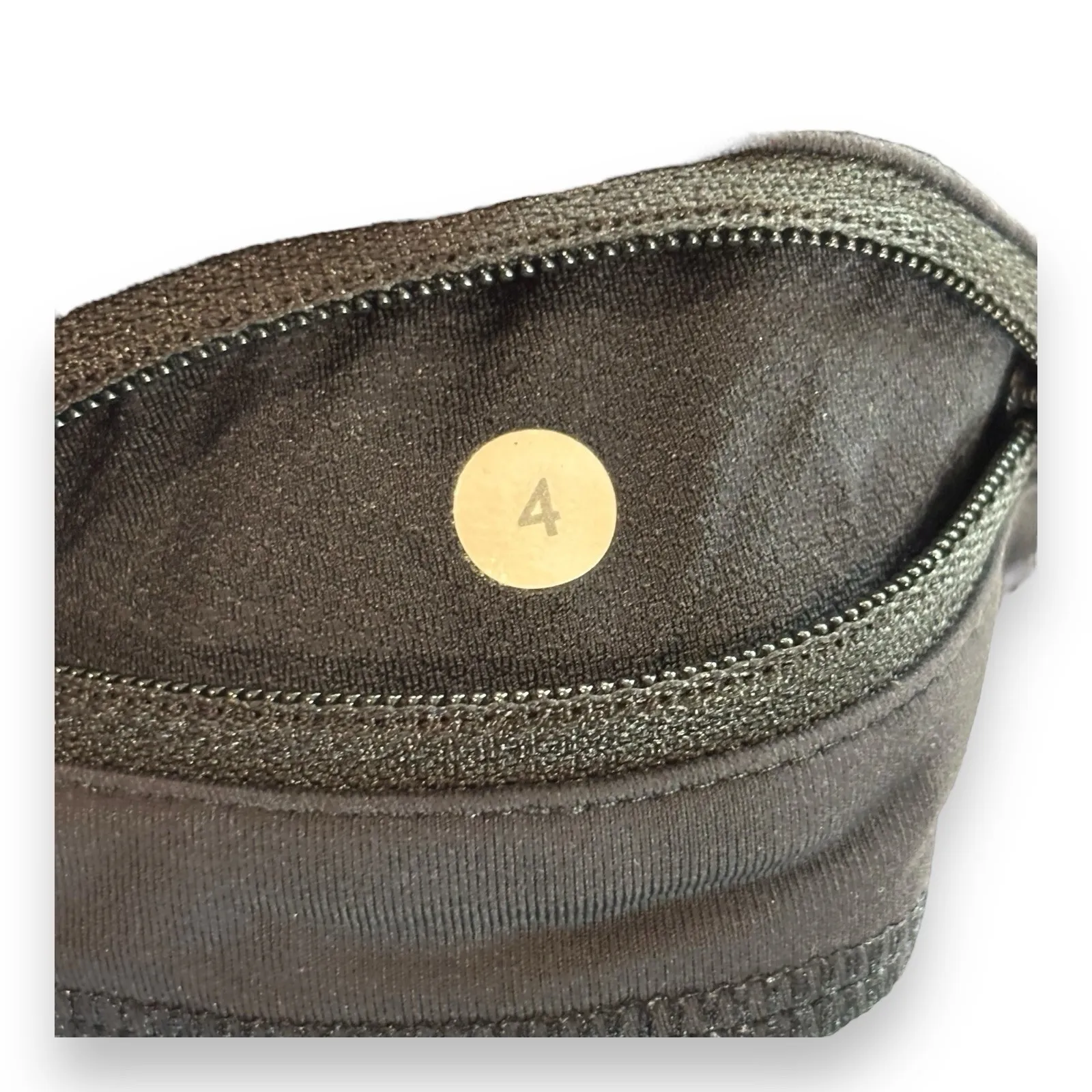 Lululemon Run Inspire Crop II Black Yoga Pants Womens Size 4 Luxtreme Mesh - Image 4