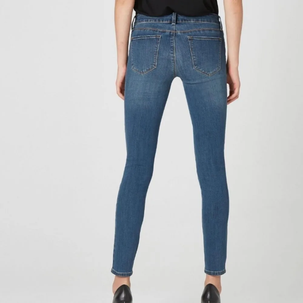 DSTLD Medium Wash Mid Rise Skinny Denim Jeans Size 27 - Image 2