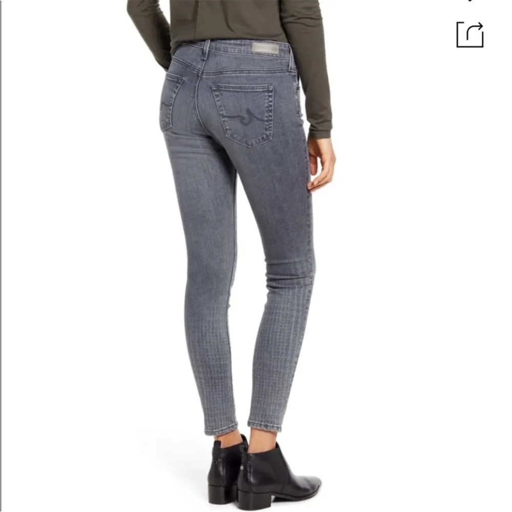 AG Adriano Goldschmied The Legging Ankle Skinny Jeans | Houndstooth Fade | 28R - Image 2