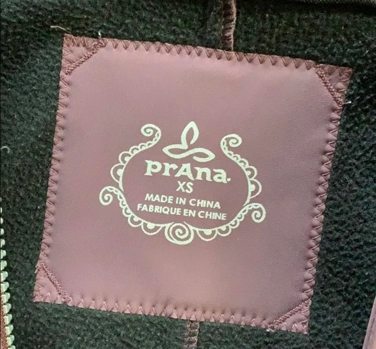 Prana Full Zip Hooded Jacket With Thumb holes  - Image 10