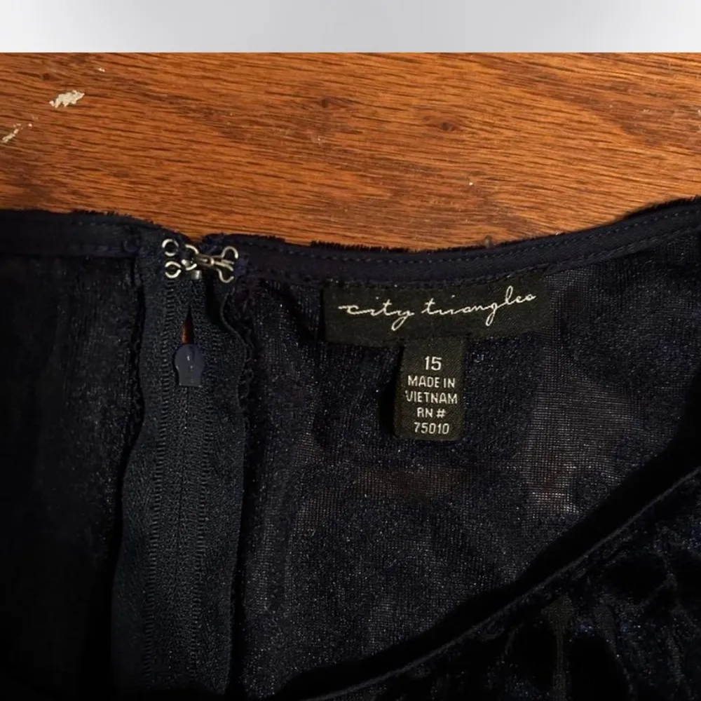 City Triangles Black Fit and Flare Cocktail Dress - Image 5