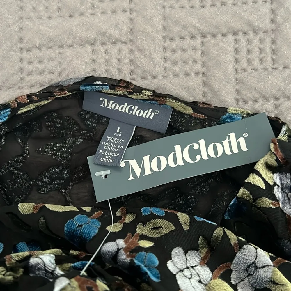 ModCloth floral dress size Large - Image 4