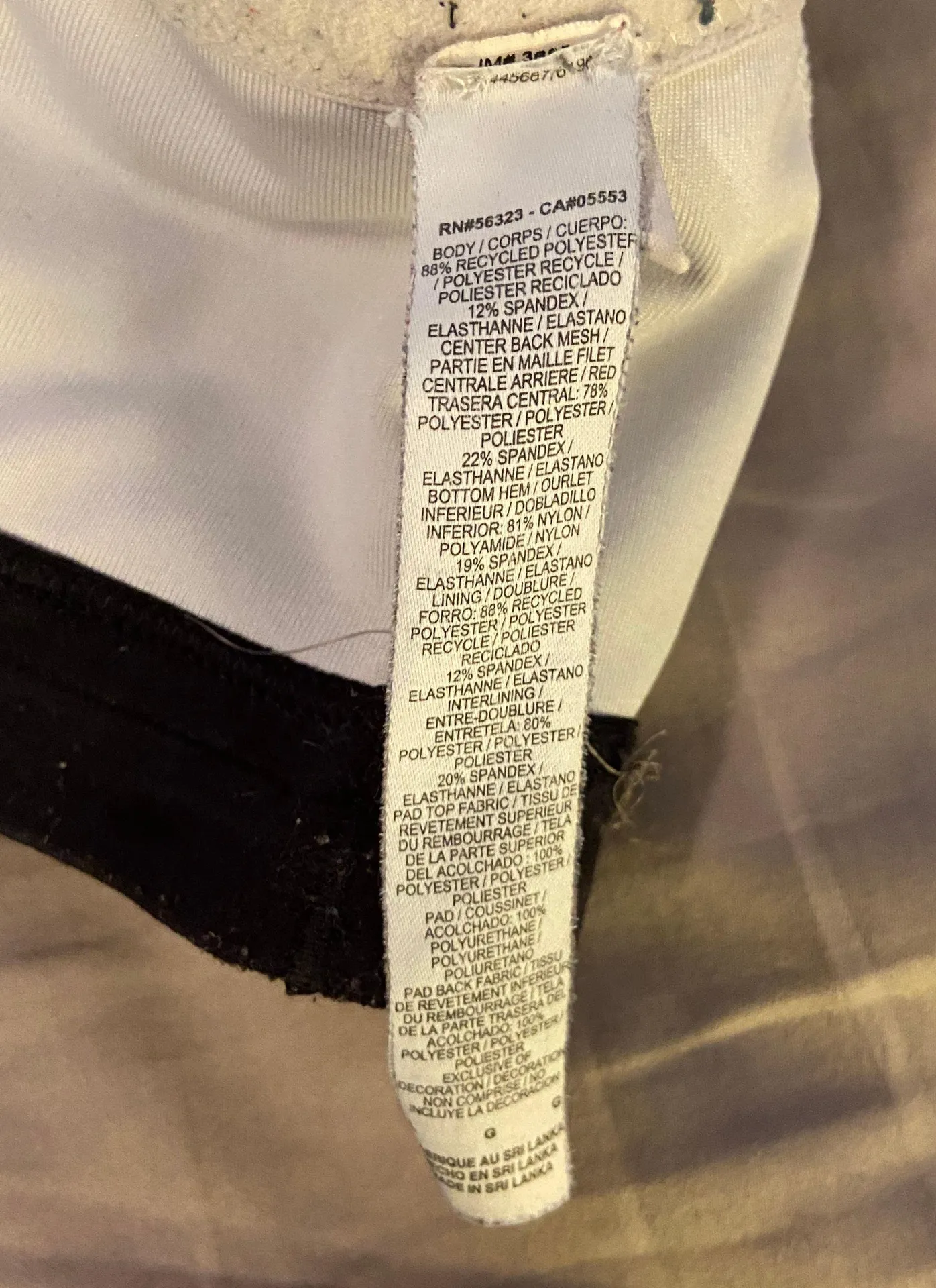 White Sports Bra - Image 6