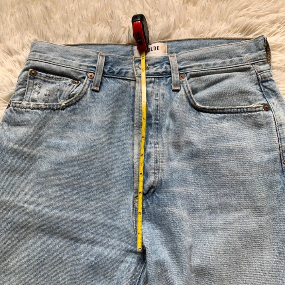 AGOLDE  Riley High Rise Button Fly Jeans Size 27 - Image 11