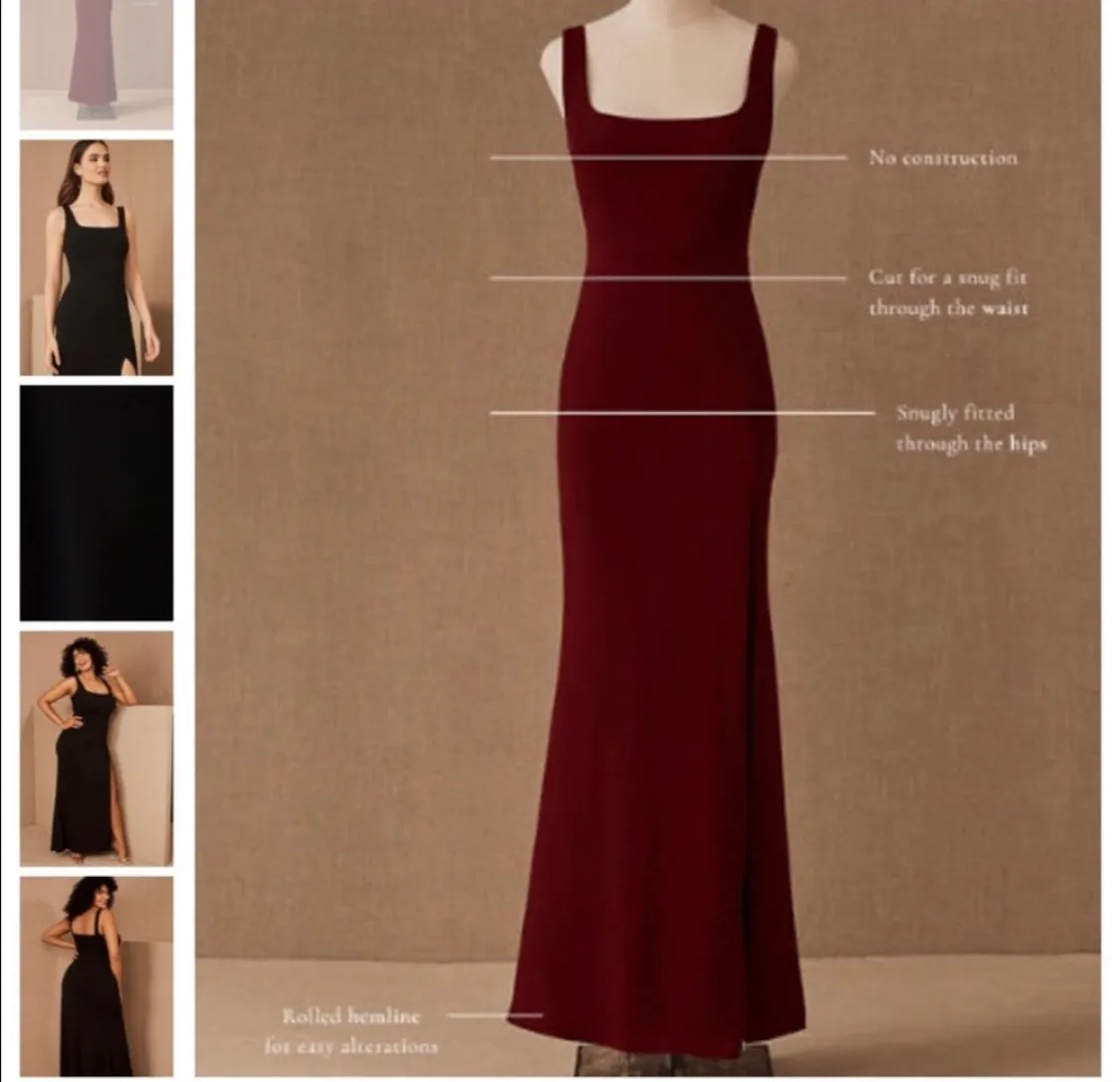 x Anthropologie Adena Side Slit Maxi Dress in Blush rose Pink - Image 6