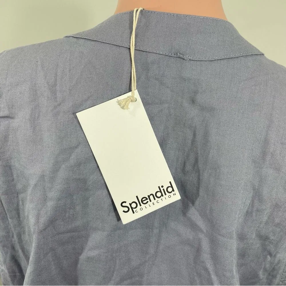 NWT SPLENDID Ailana Tie Waist Jumpsuit Size LARGE in a Light‎ Purple Lavendar - Image 6