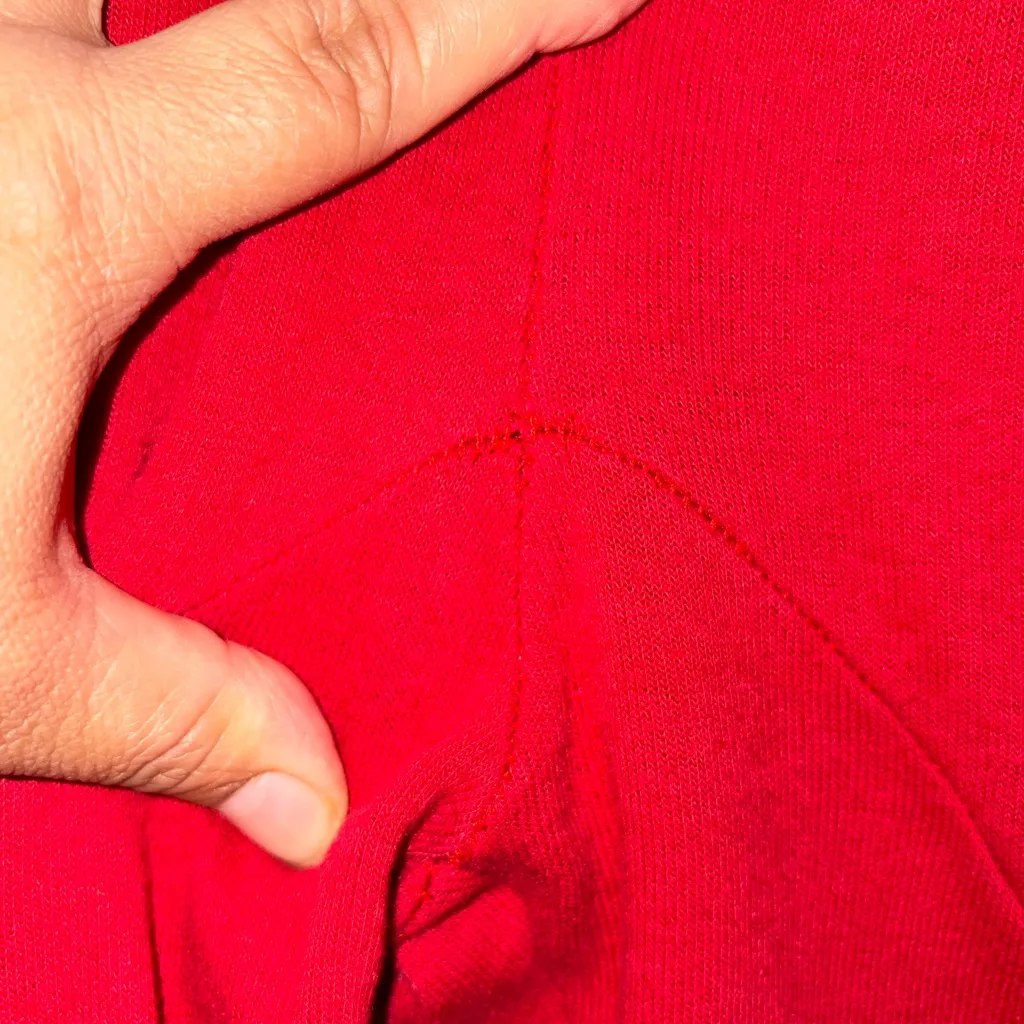 Aviator Nation Red Joggers with Multicolor Chevron - Image 6