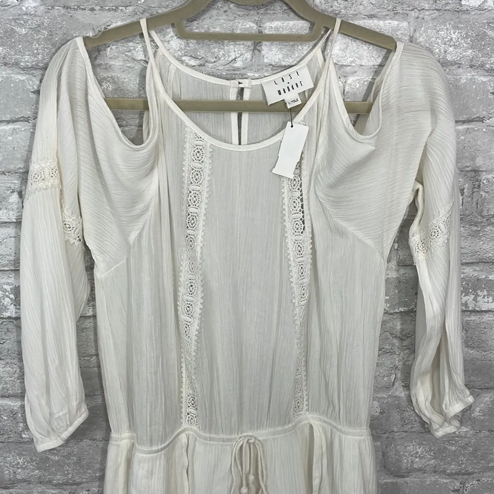 Lost + Wander Cold Shoulder Long Sleeve Romper - Image 2