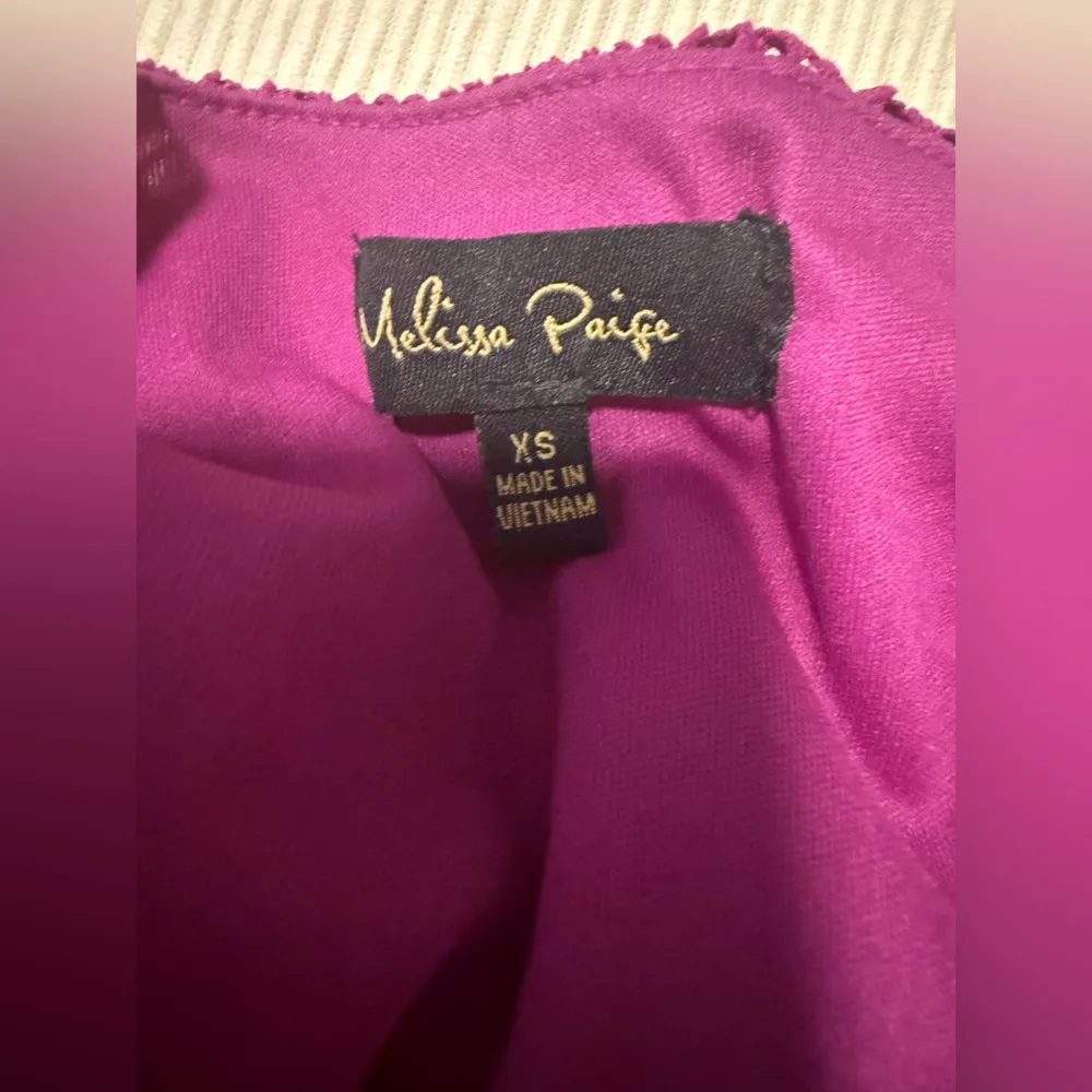 Melissa Paige Asymmetrical Pink 3/4 Sleeve Blouse - Image 5