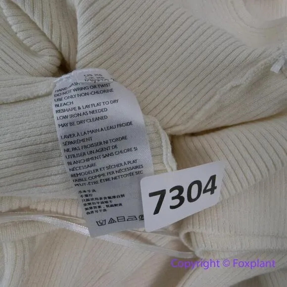 New! Free‎ People Waverly Sweater One-Piece Jumpsuit in white, size XS - Image 16