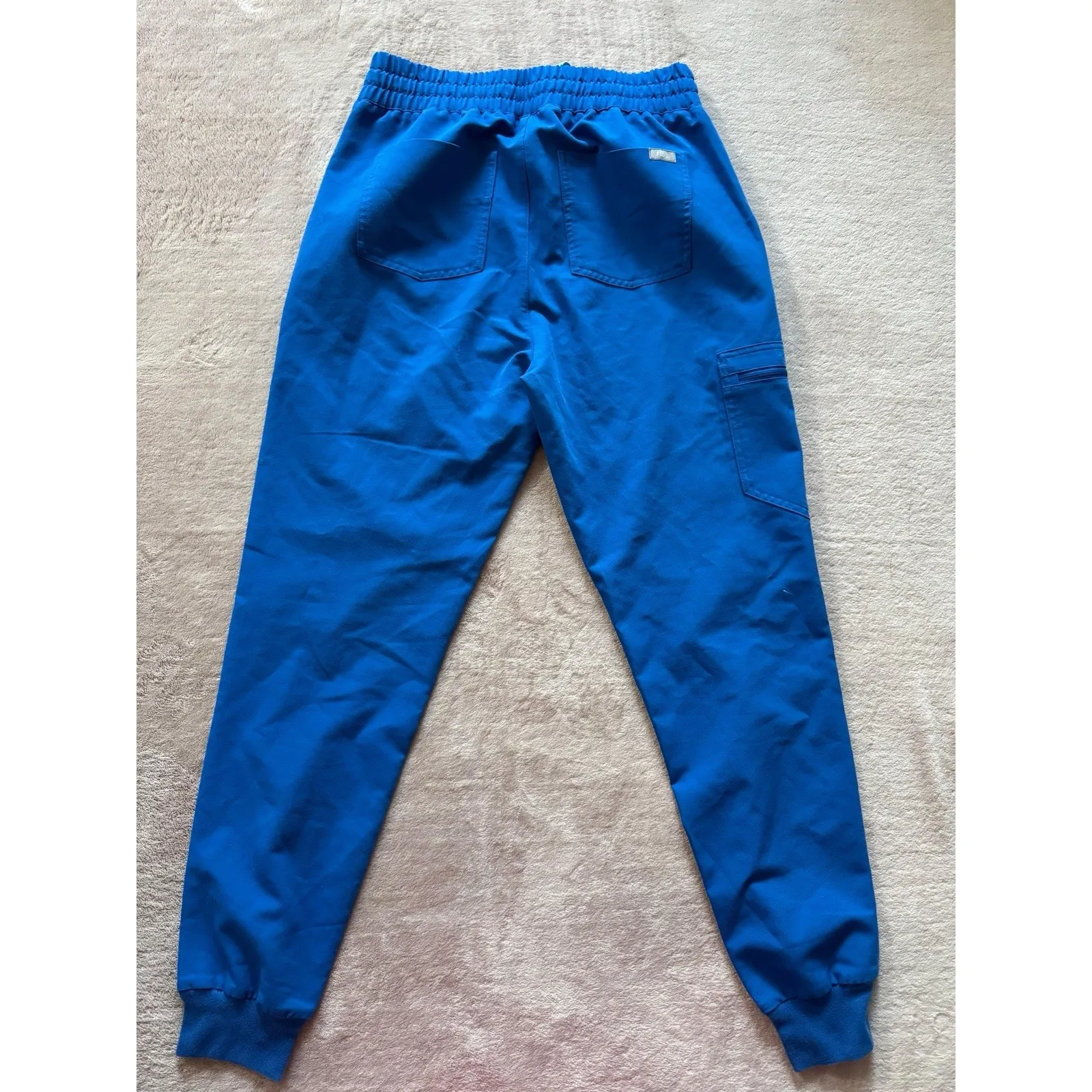 FIGS  Zamora Jogger Scrub Pants Comfortable Stretch Workwear Blue Size S - Image 6