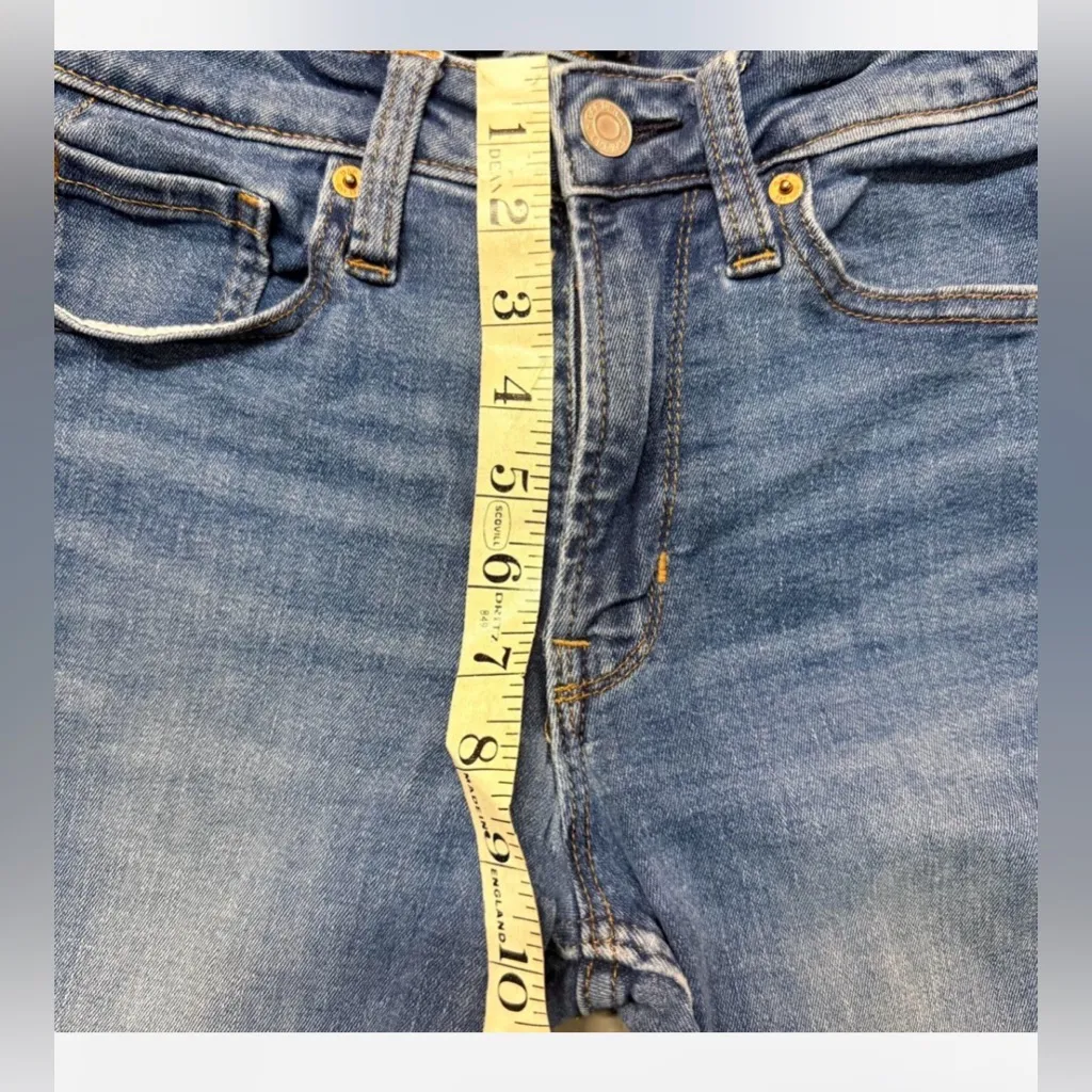 GAP Women's High-Rise Skinny Jeans Blue Size 2/26 Short - Image 6