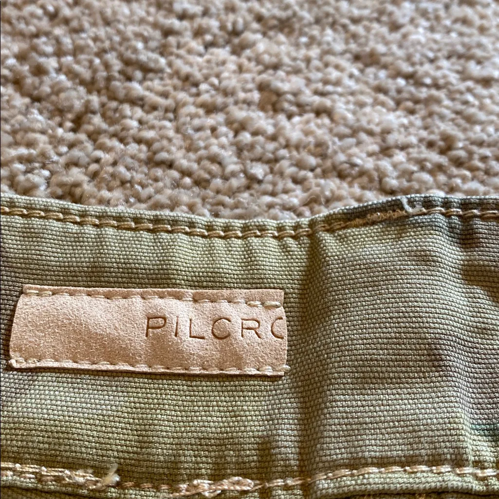 Anthropologie Pilcro The Wanderer Camo Lightweight Cotton Pants Green Tan 32 - Image 7