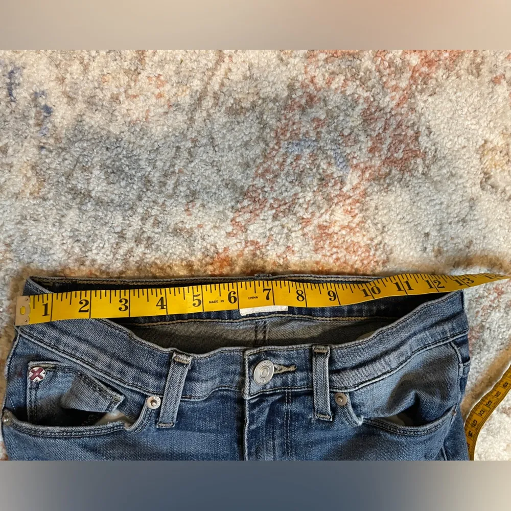 Hudson Nico midrise denim jeans distressed Sz 26 - Image 7