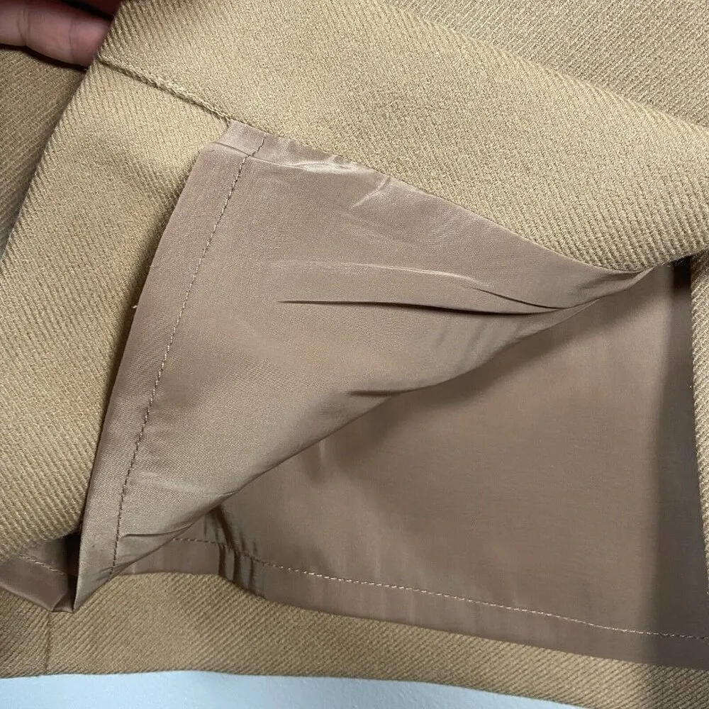 J. Crew No. 2 Pencil Skirt Women's Size10 Zip Office Business 100% Wool Neutral - Image 3