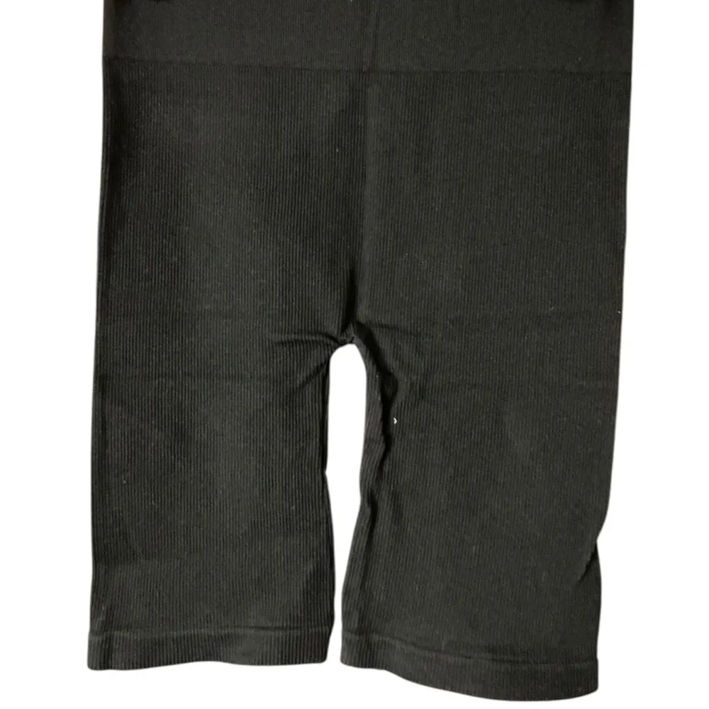 Eye Candy Black Bike Shorts with Stretchy Fabric - Image 2