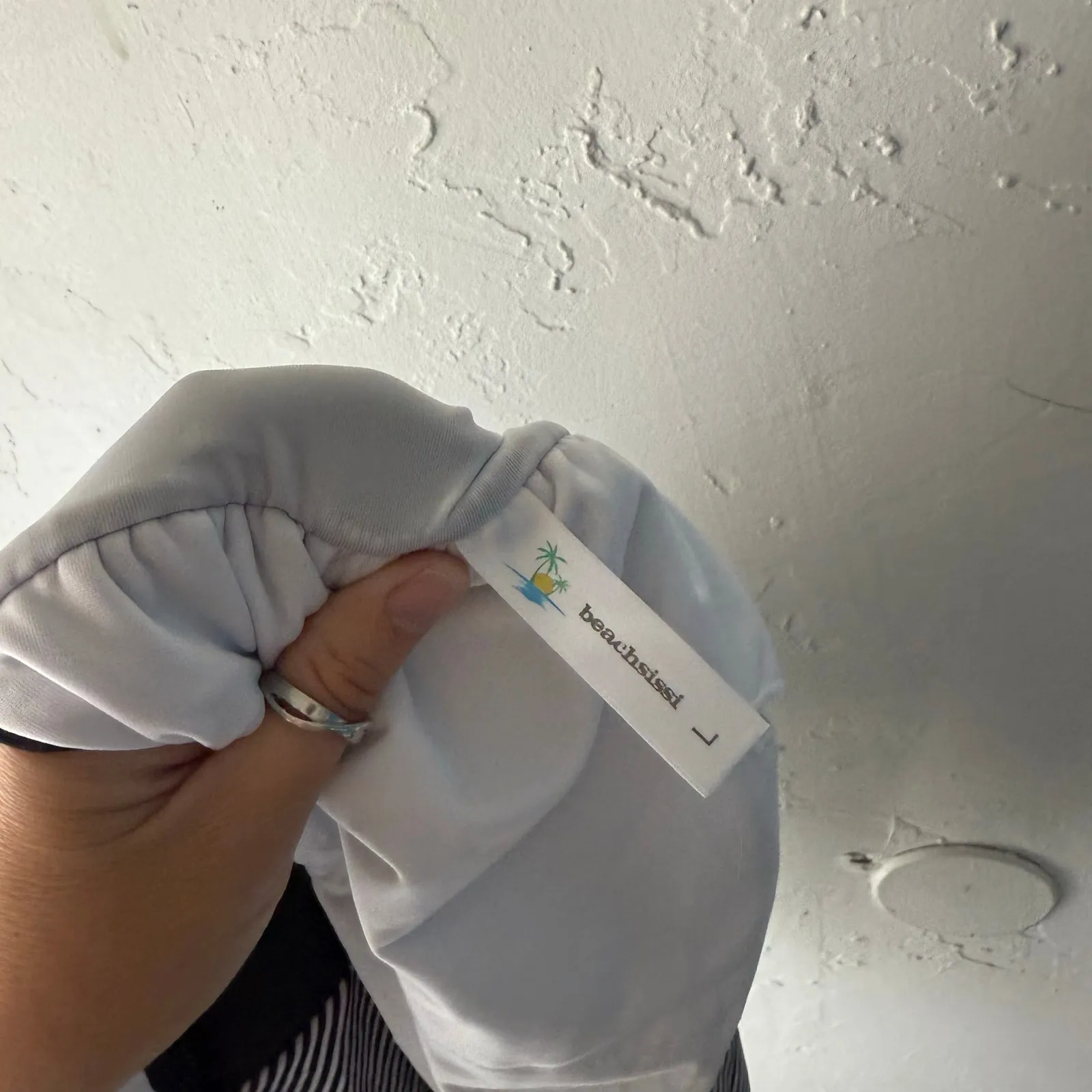 Beachsissi Large‎ Black Halter Open Back Coverage One Piece Bathing Swim Suit - Image 7