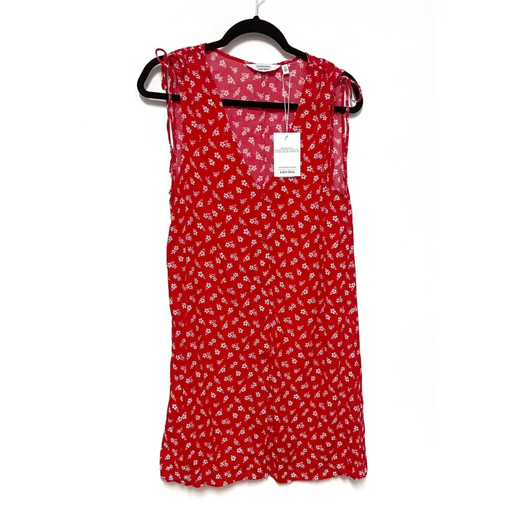 NWT & Other Stories Print Ruched Shoulder Shift Dress - Floral 90s Sundress - Image 2