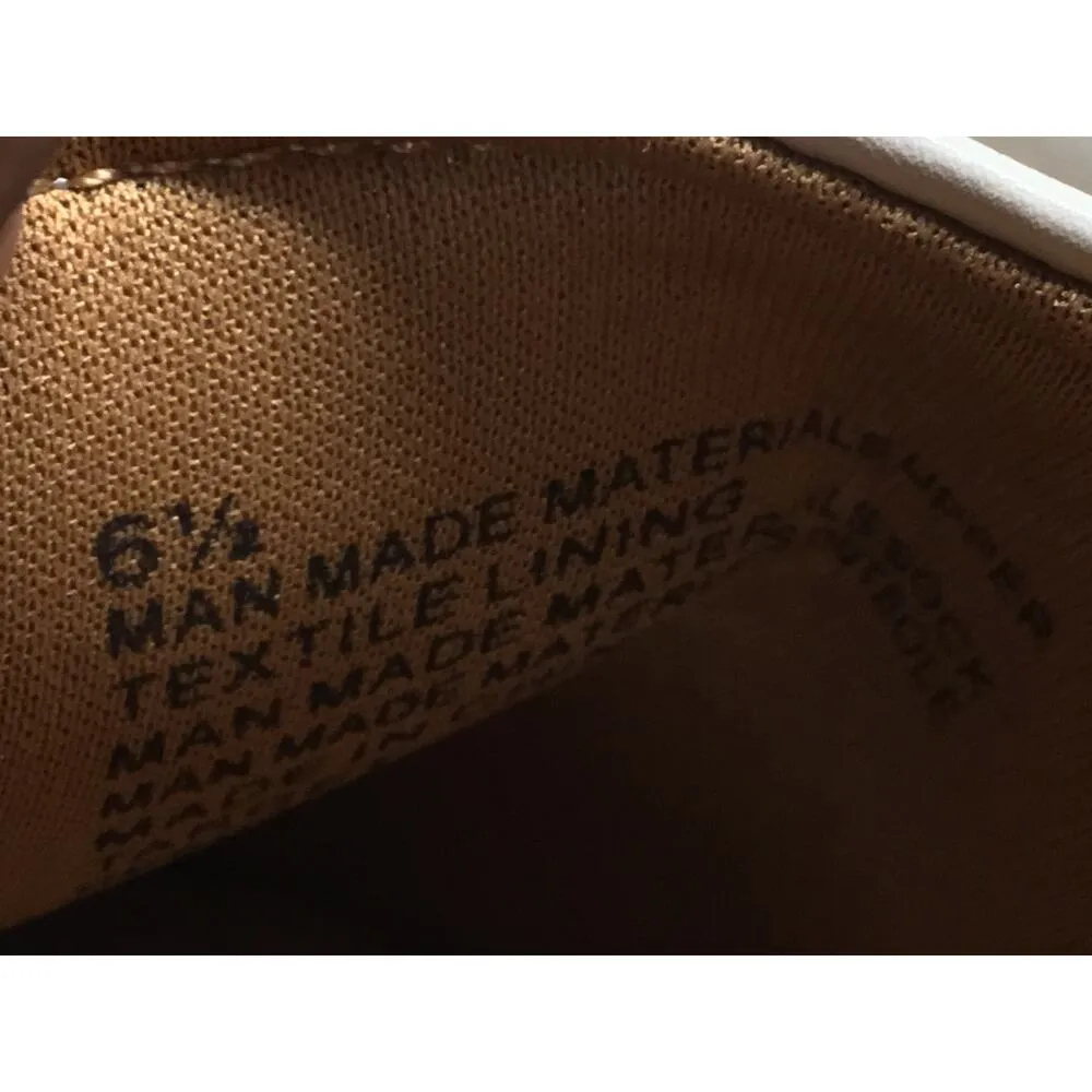 Universal Thread Magnolia Clogs Women's 6.5 Cream Leather Memory Comfort Shoes - Image 8