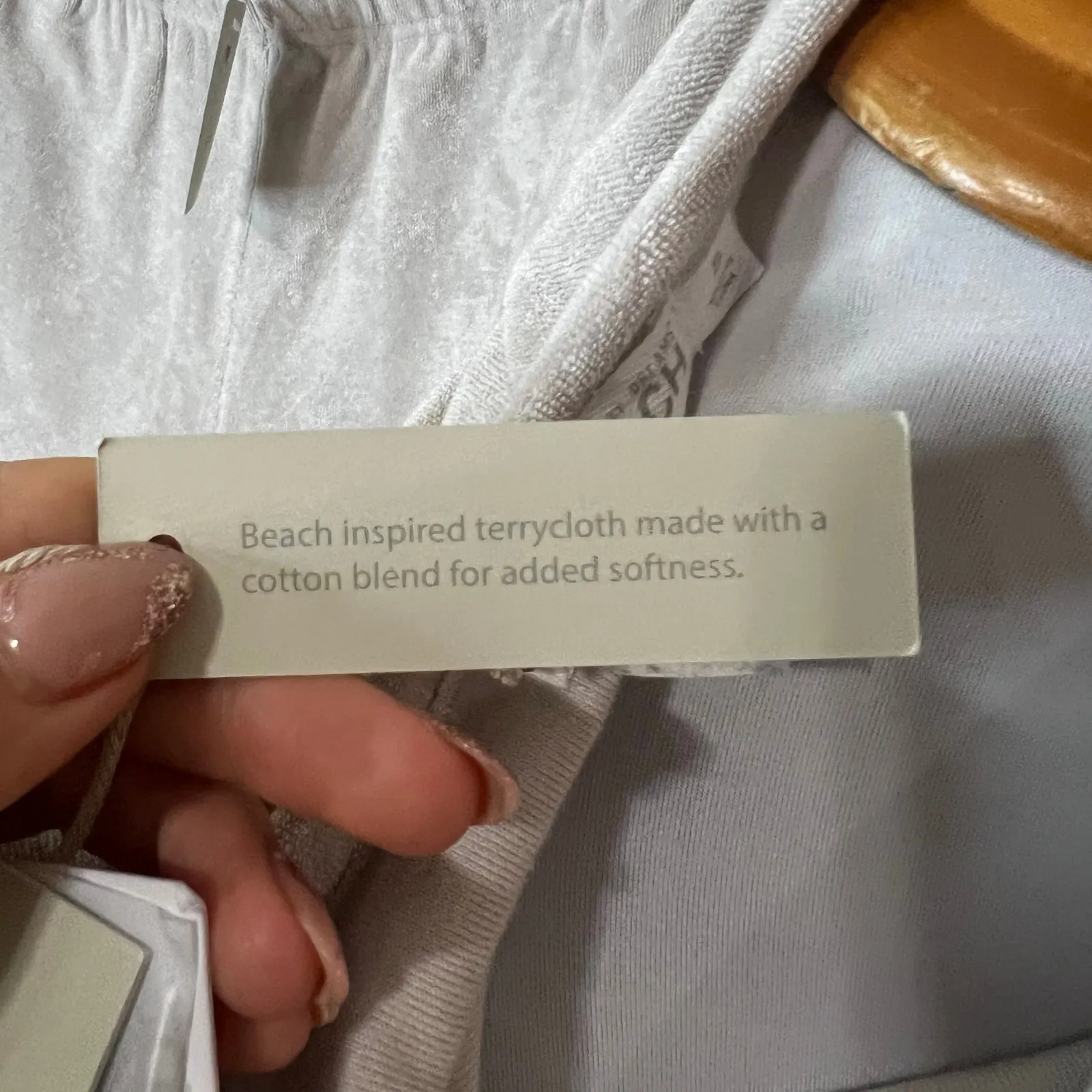 Barefoot Dreams BEACH cozyterry & luxechic Tank and Shorts Set NEW WOMENS SMALL - Image 7