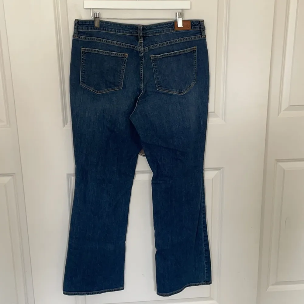 Lands’ End Mid Rise Bootcut Jeans 14 - Image 3
