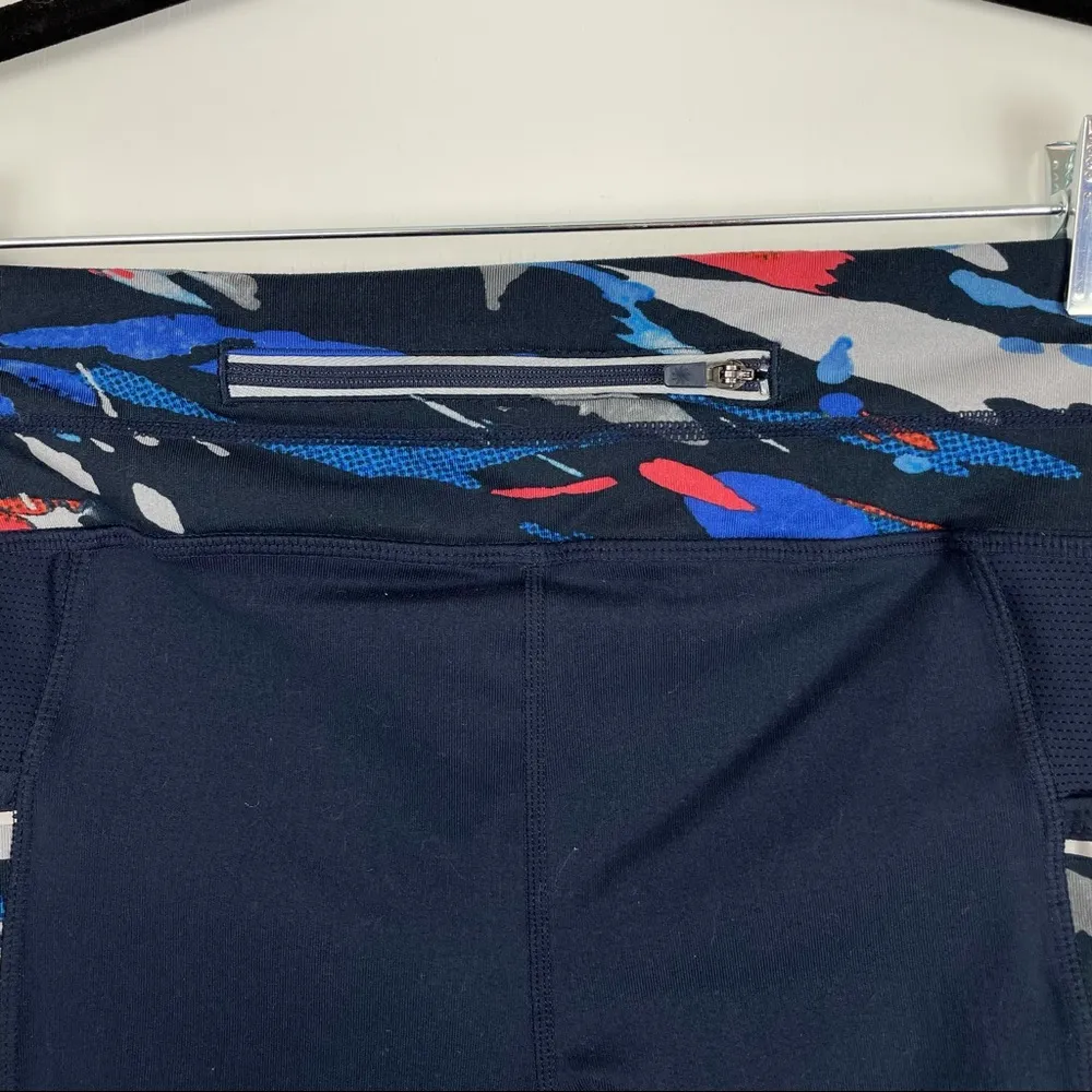 Athleta Be Free Capri Crop Pants Spliced Fire - Image 12