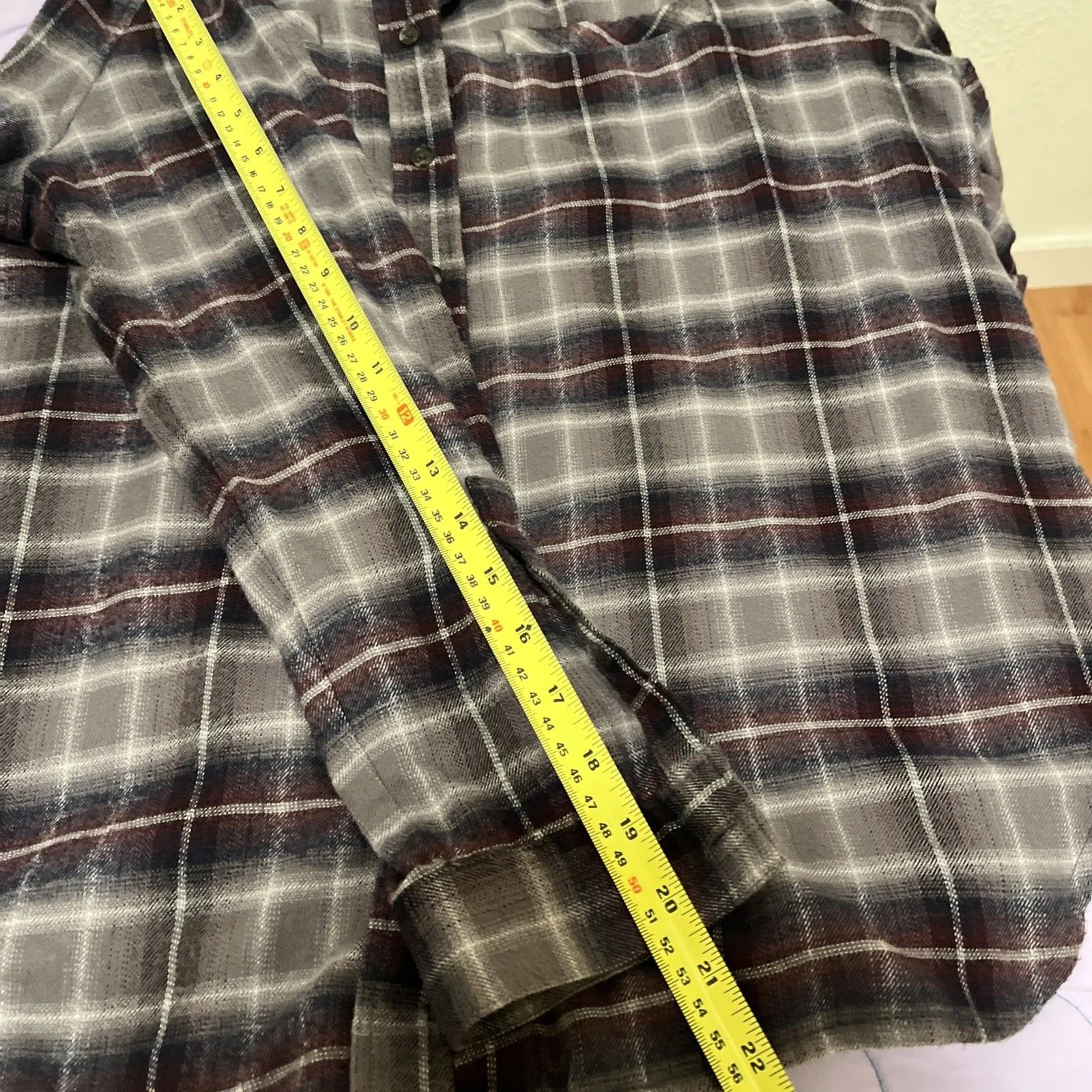 Bdg Womens Flannel Shirt Xs Grunge Alternative Punk Gray Fairy Grunge Rocker - Image 8