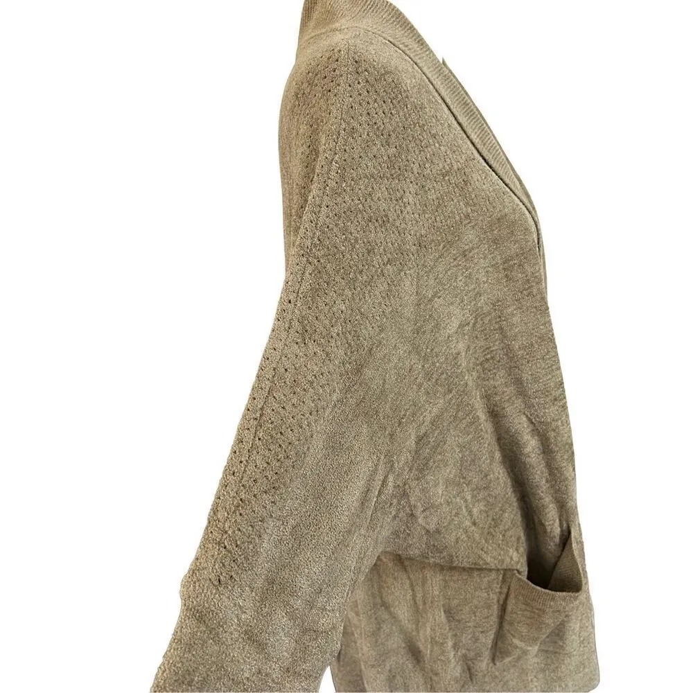 Barefoot Dreams NWT Cozy Chic Ultra Lite Pointelle Cardigan plus size 3X - Image 4