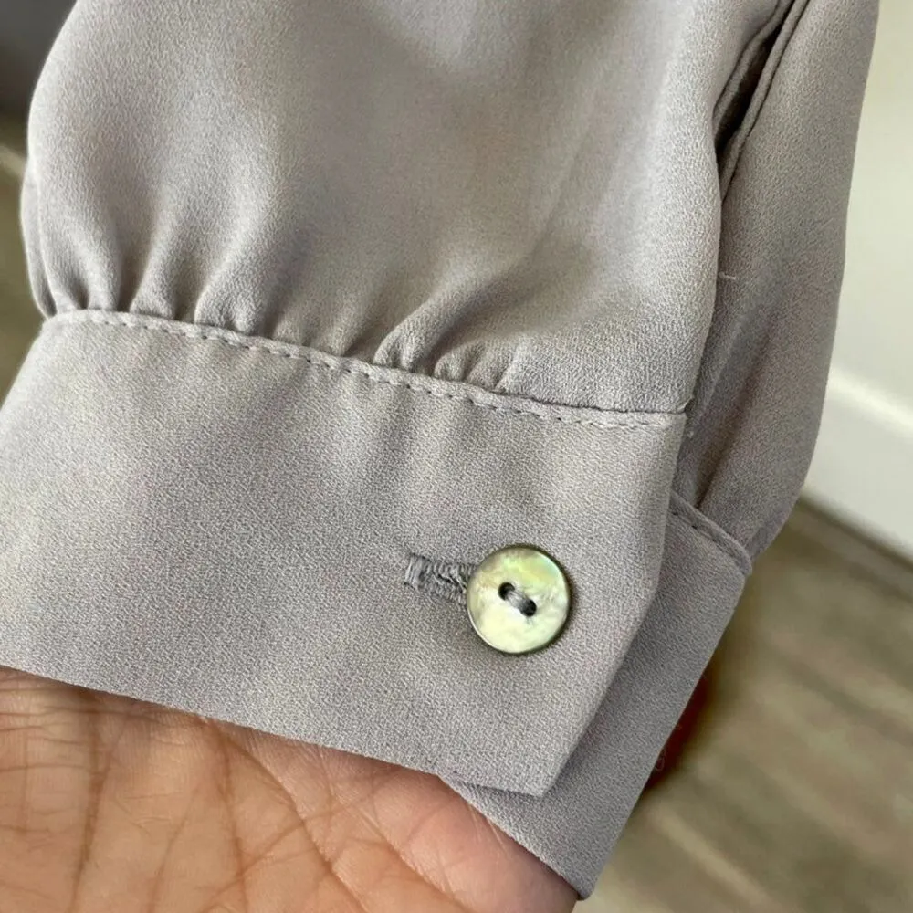 Violet + Claire grey long sleeved top - Image 4