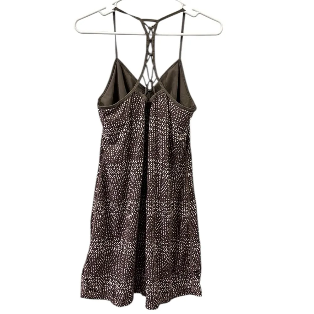 Prana Elixer Racerback Active Sleeveless Mini Dress with Shelf Bra Womens Medium - Image 11