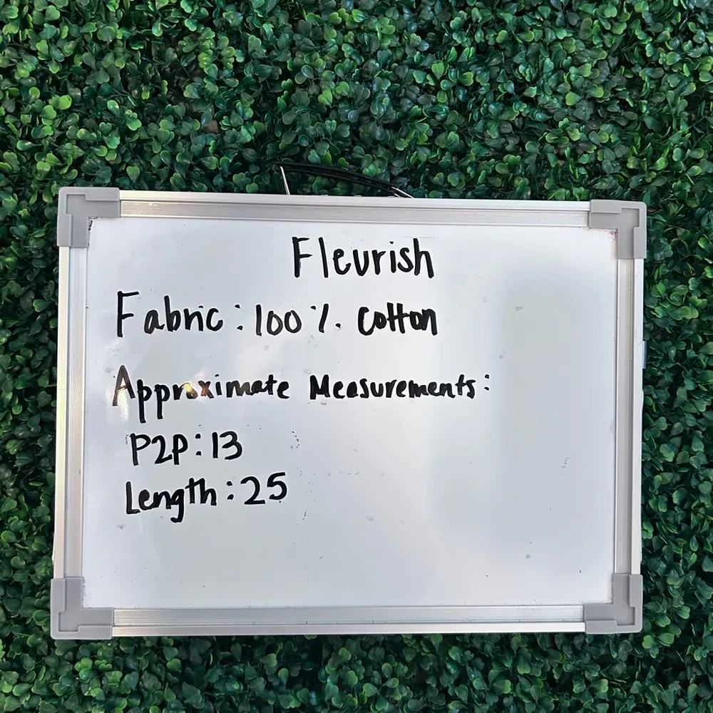 Fleurish EUC crochet back ribbed tank - Image 4