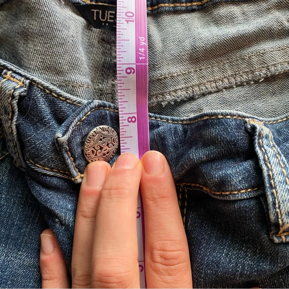 Silver Jeans Co. Tuesday Capri Women's W30 Blue Low Rise Denim Jeans 30x25.5 - Image 8