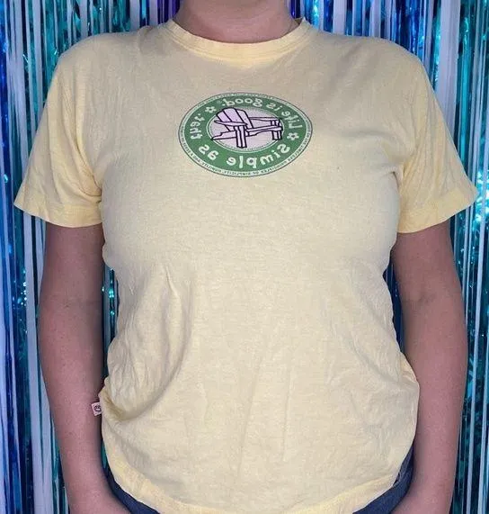 :Yellow  t shirt - Image 2