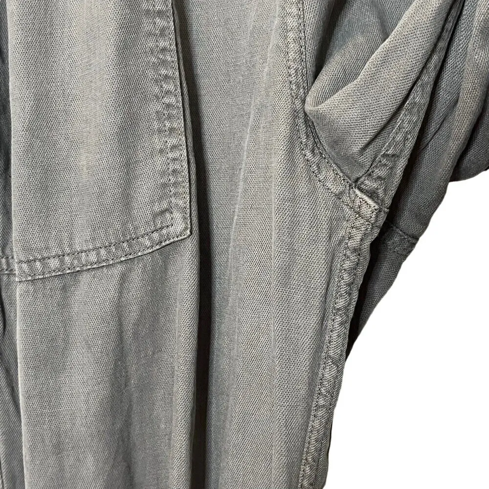 Faherty Arlie Day Jogger Pants Surplus Green Linen Cotton Women’s Size Small S - Image 9