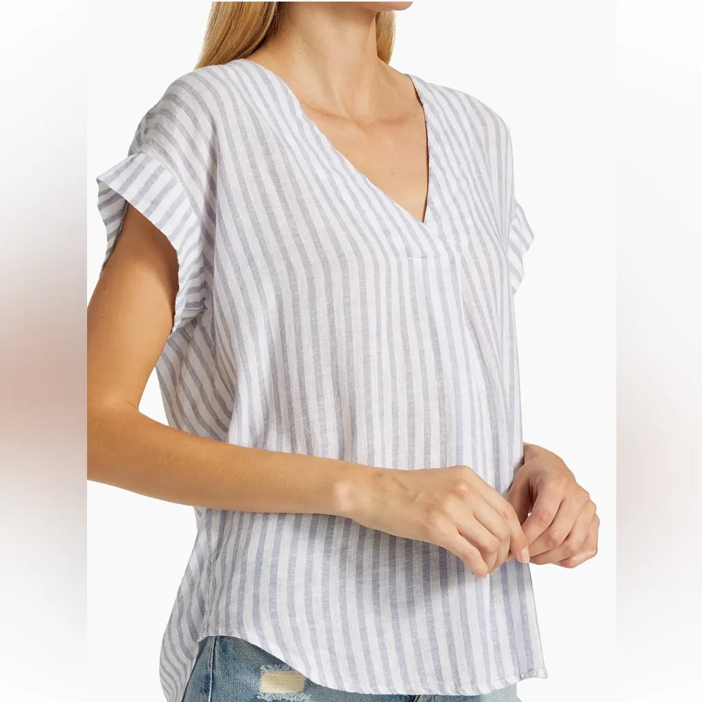 Rails  Nala Linen-Blend Blouse Sz L 383 - Image 3