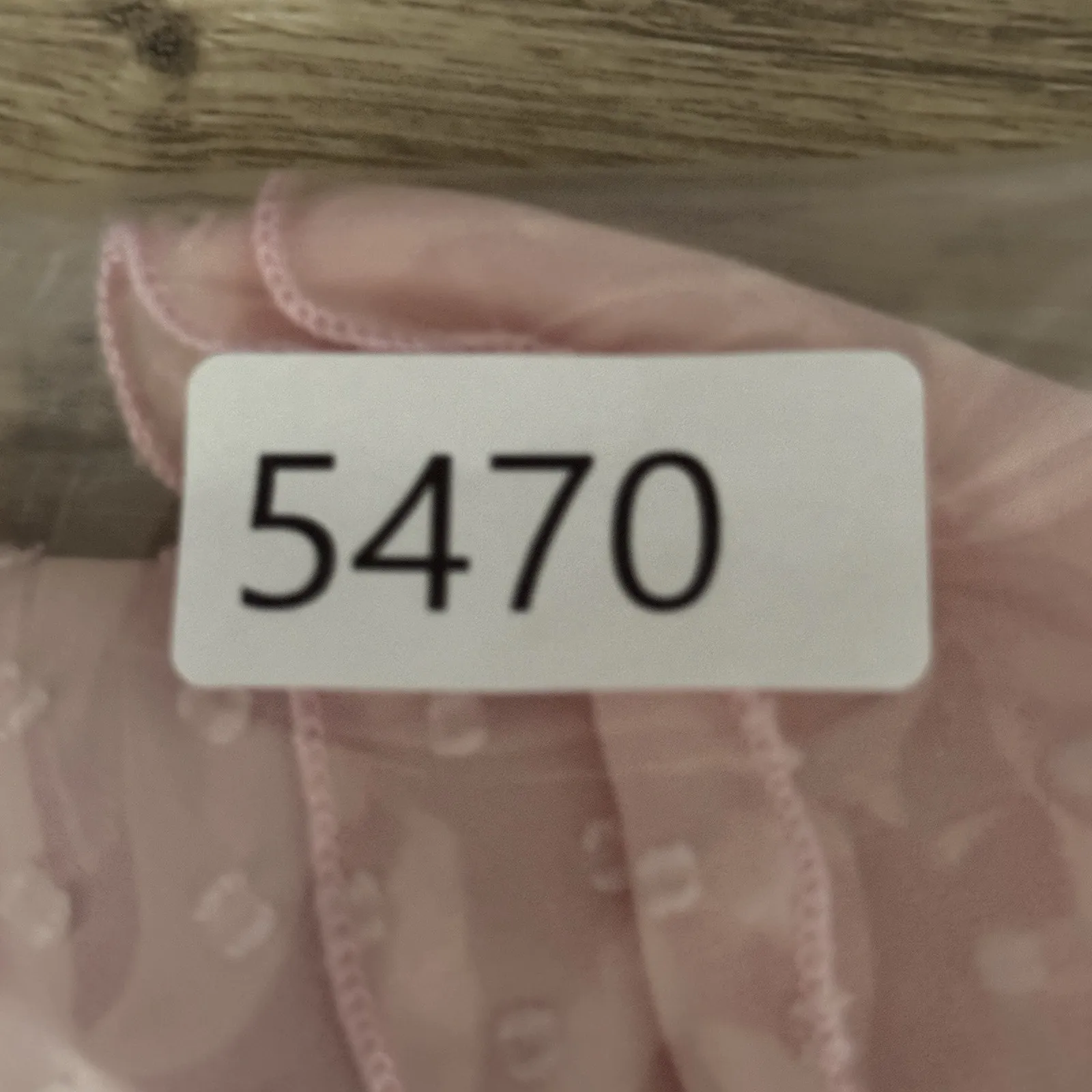 IZ Byer‎ Shirt Womens XL Pink Swiss Dot Ruffle Feminine Office Vintage 2000s Y2K - Image 9