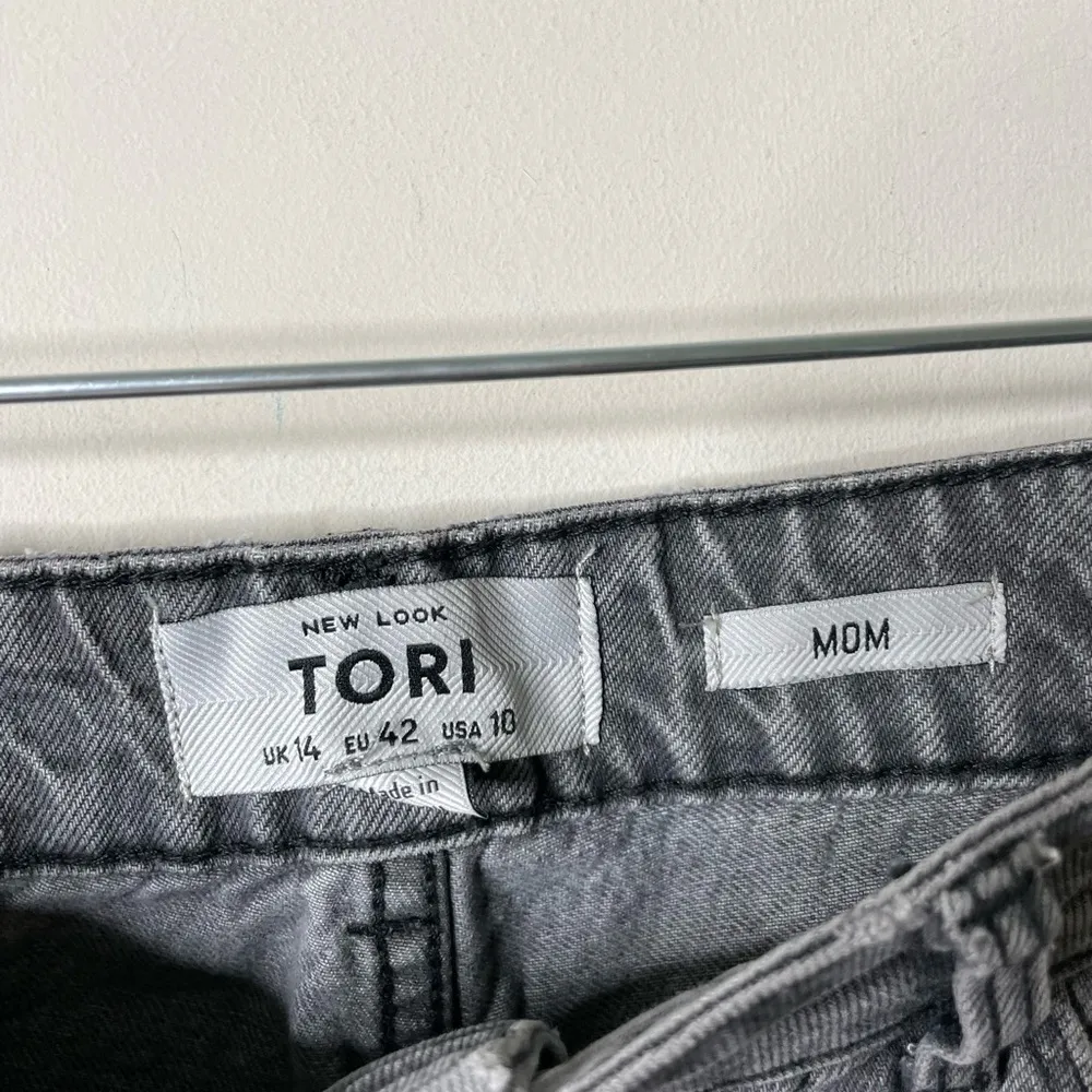 New Look Grey Tori Mom Jeans 10 - Image 2