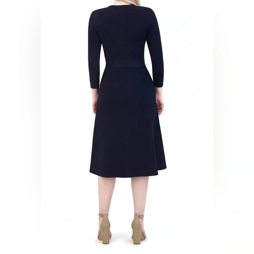 Eliza J NWT Tie Belt Dress, size XXL. - Image 2