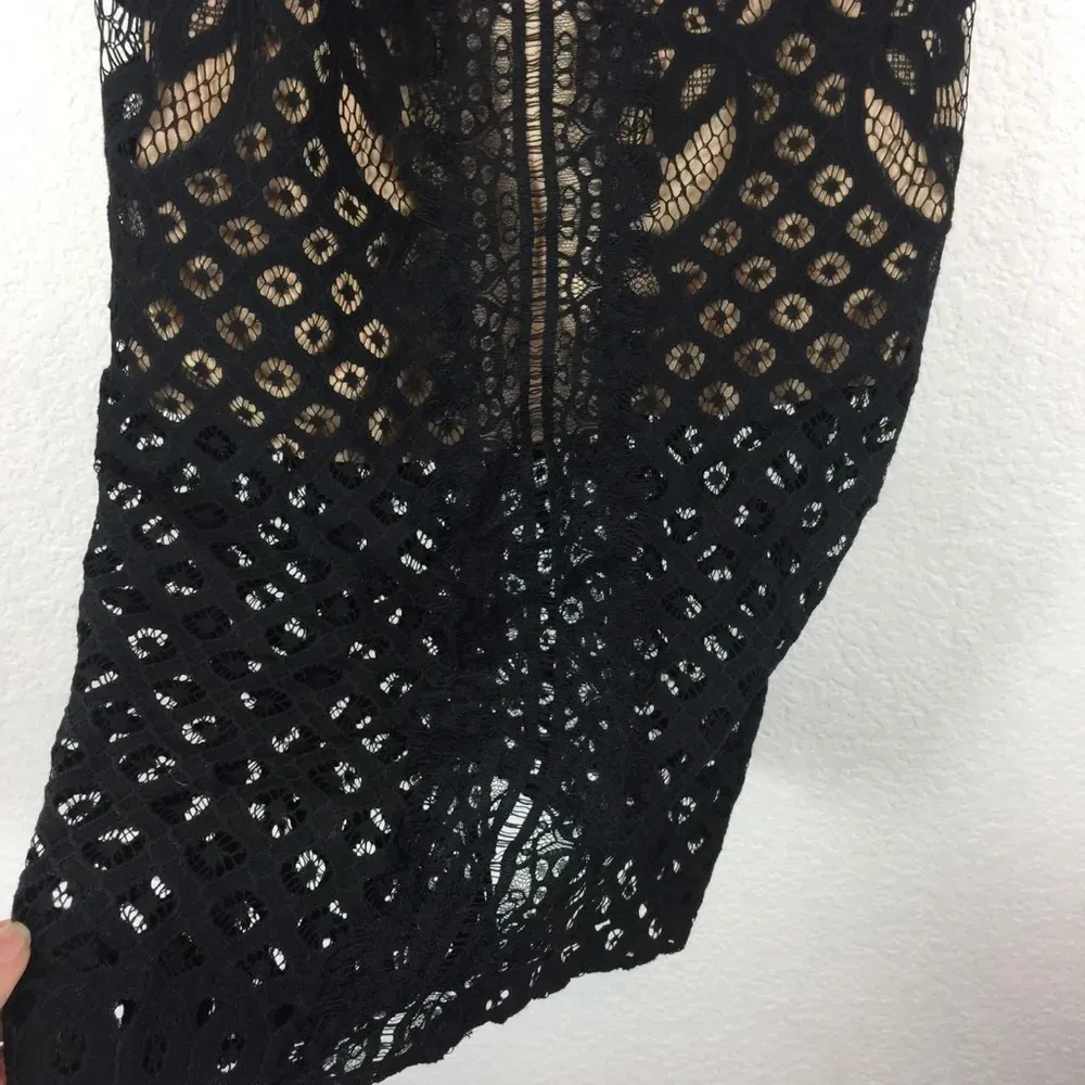 NWT Keepsake The Label Bridges Black Lace Overlay Bodycon Midi Dress XS - Image 12