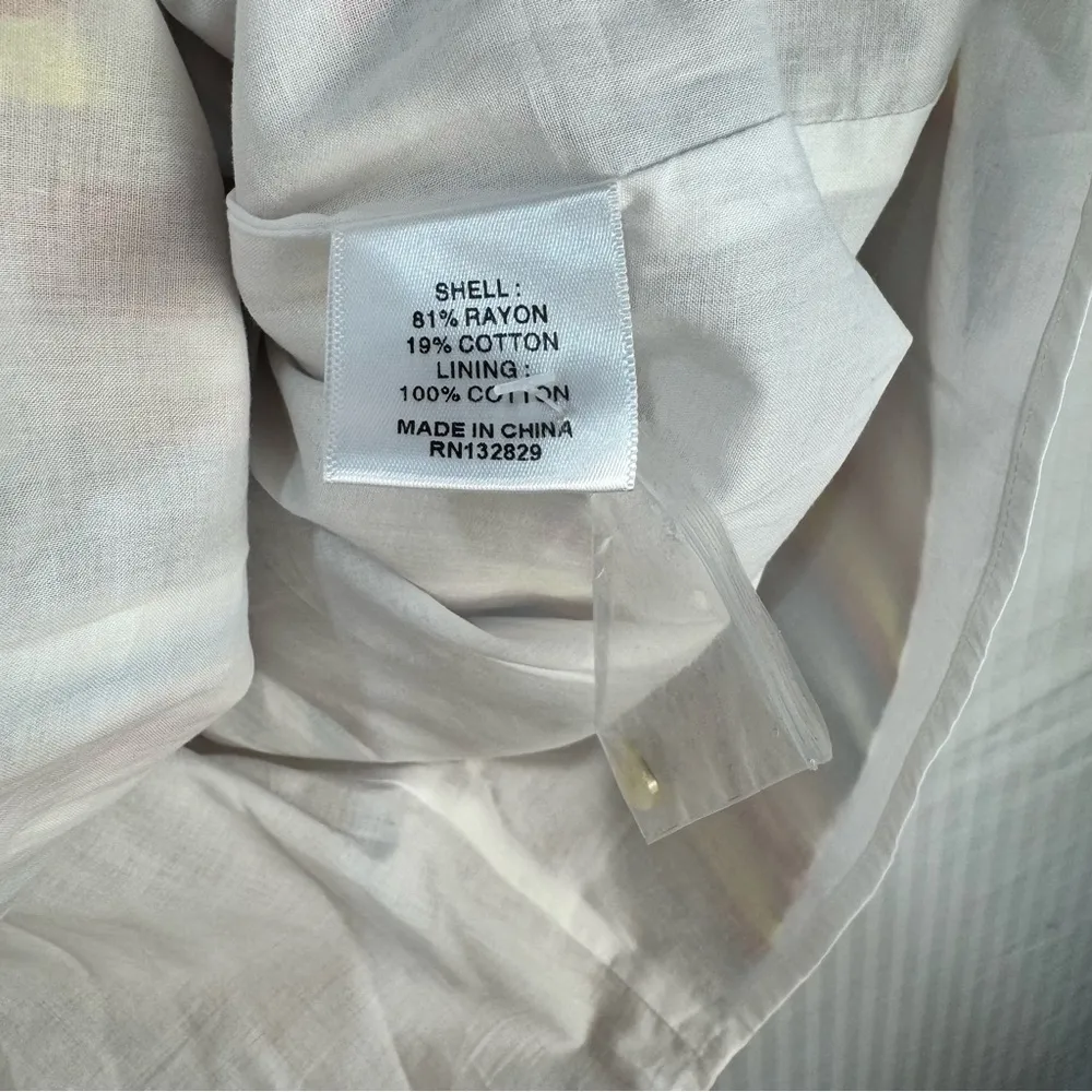 Shaycation x Revolve Elsie Mini Dress Rainbow Striped Button-Down Size X-Large - Image 6