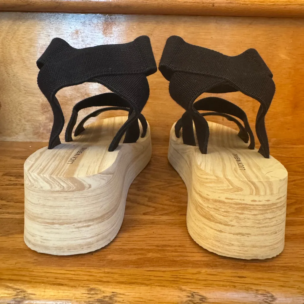 Black Strappy Sandals - Image 6