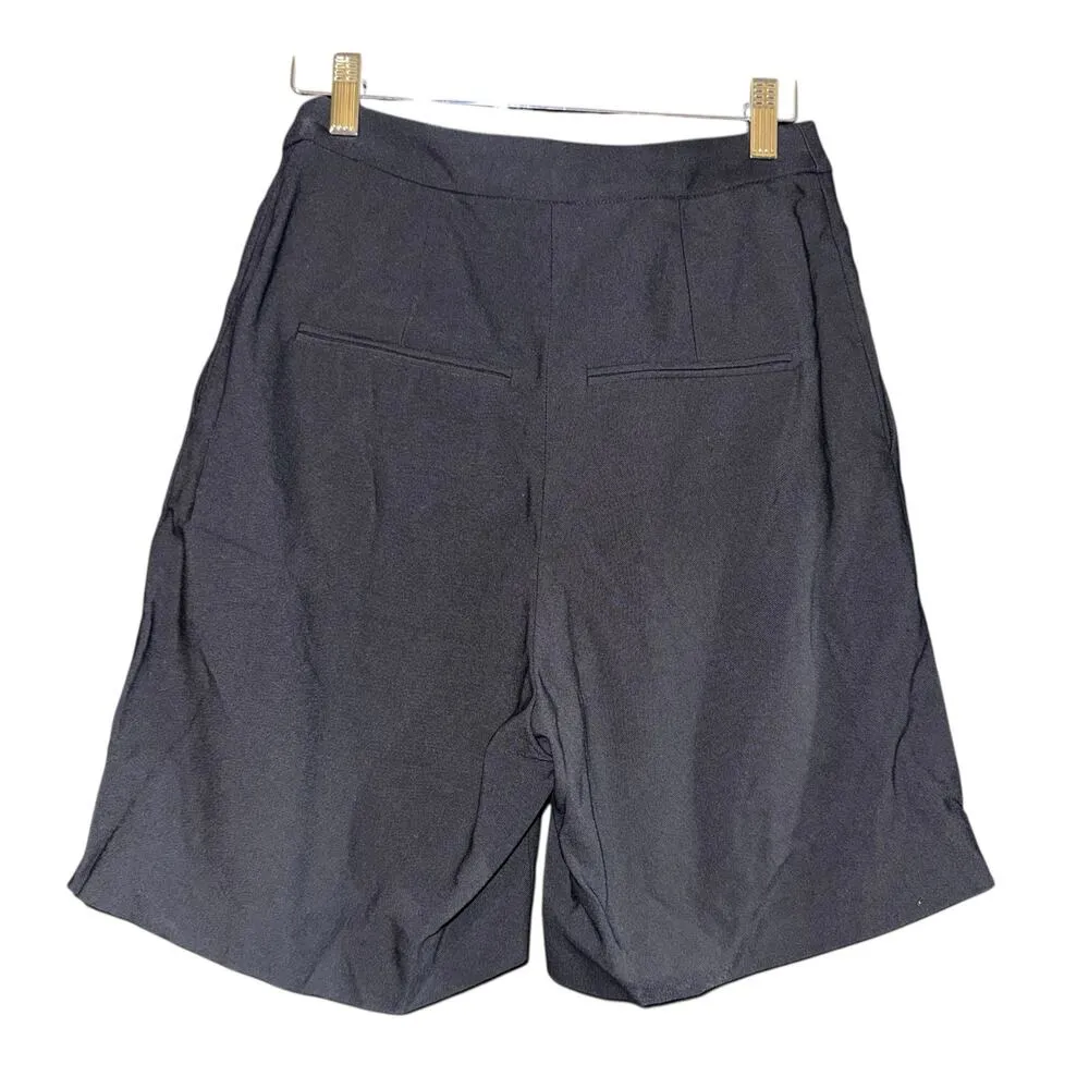 NWT ba&sh High Waisted Shorts Wide Leg Women's 0 Slacks Workwear Career Office - Image 2