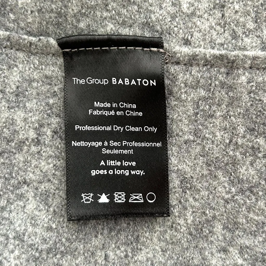 Aritizia The Group by Babaton Freeman Wool Jacket in Dark Grey Size S - Image 10