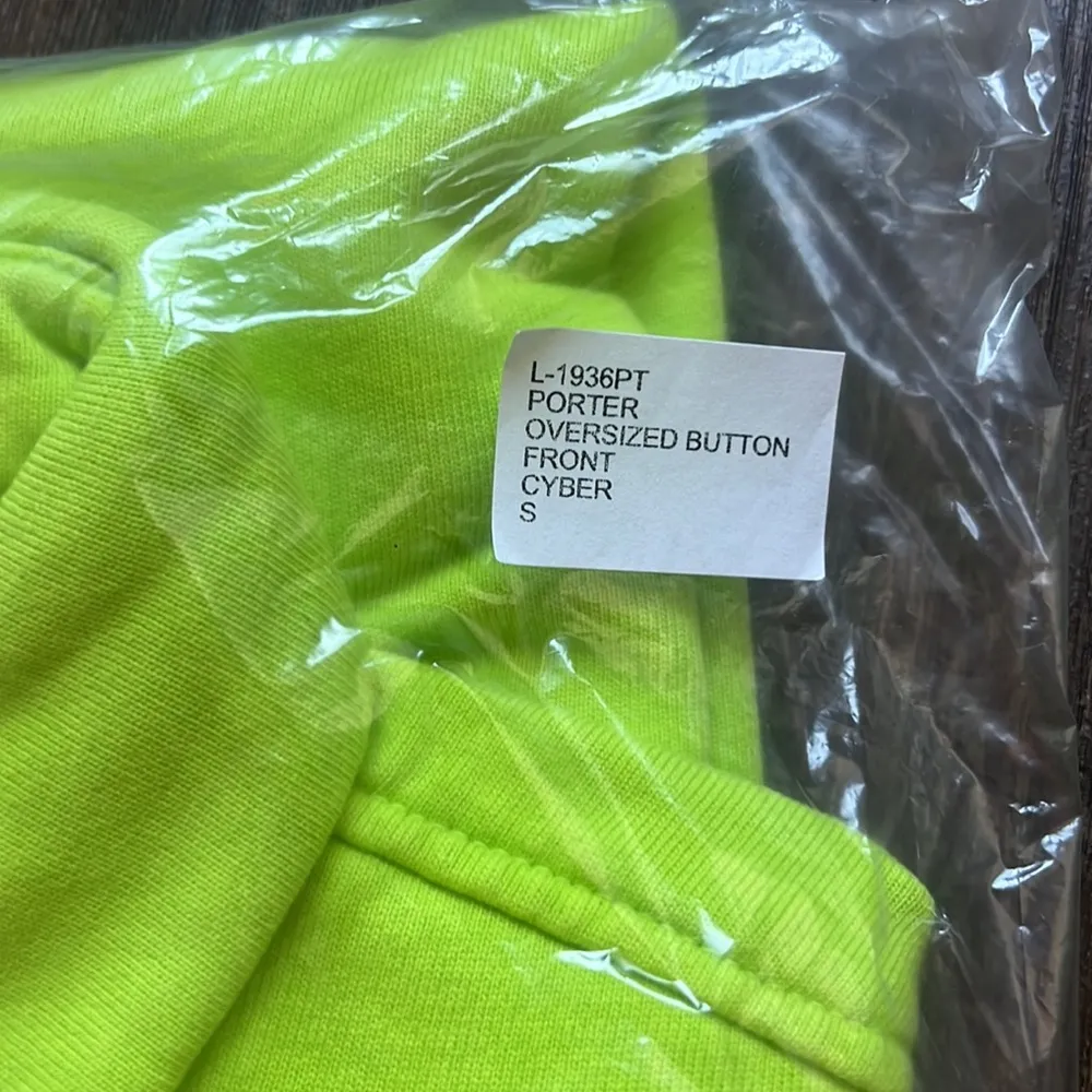 LANSTON PORTER OVERSIZED BUTTON DOWN FRONT CYBER - Image 2