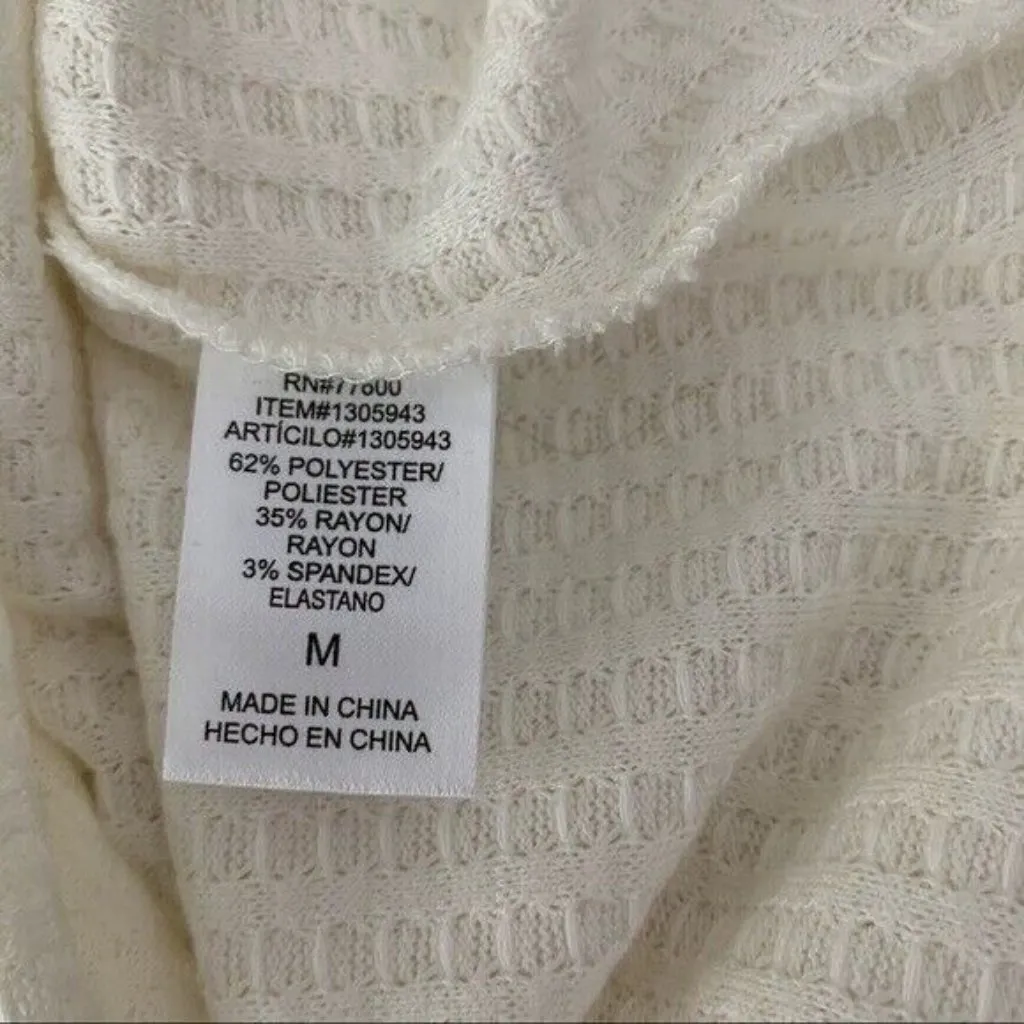 Chaser Thermal Long Sleeve Top White Medium‎ Layering Casual - Image 6