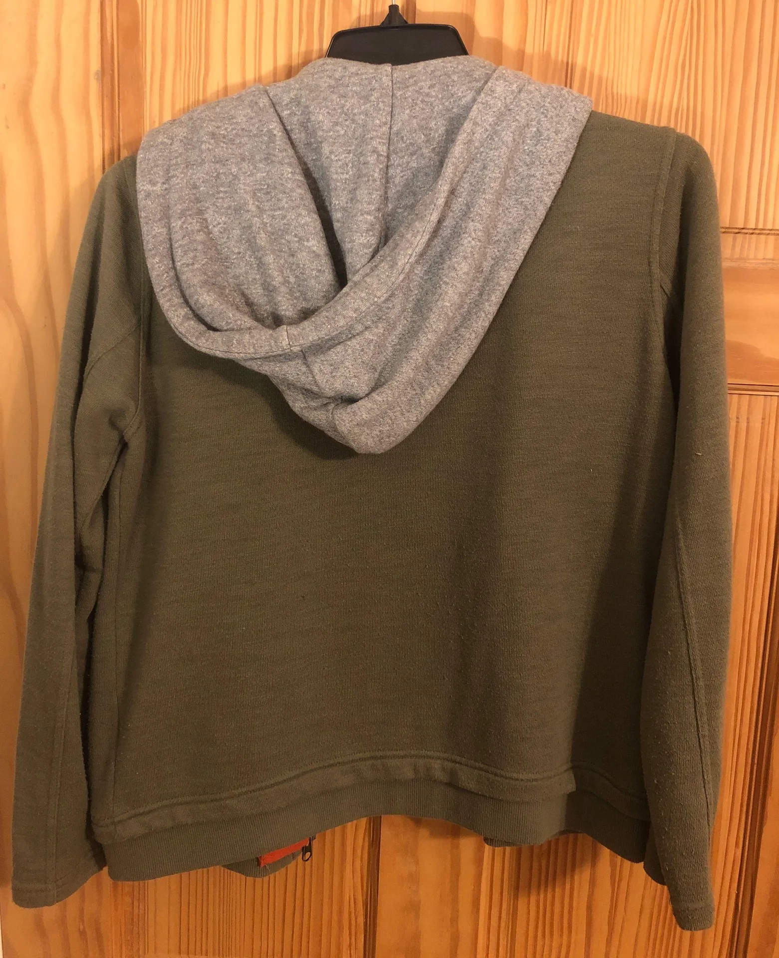 Billabong Green, Orange, And Grey Army Jacket - Image 6