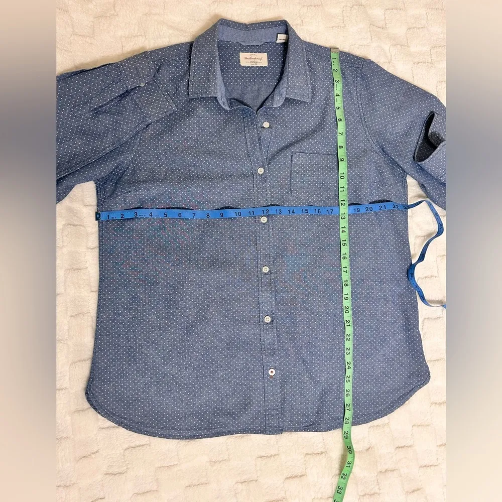 Weatherproof Blue Blouse with Soft Fabric and Relaxed Fit - Image 3